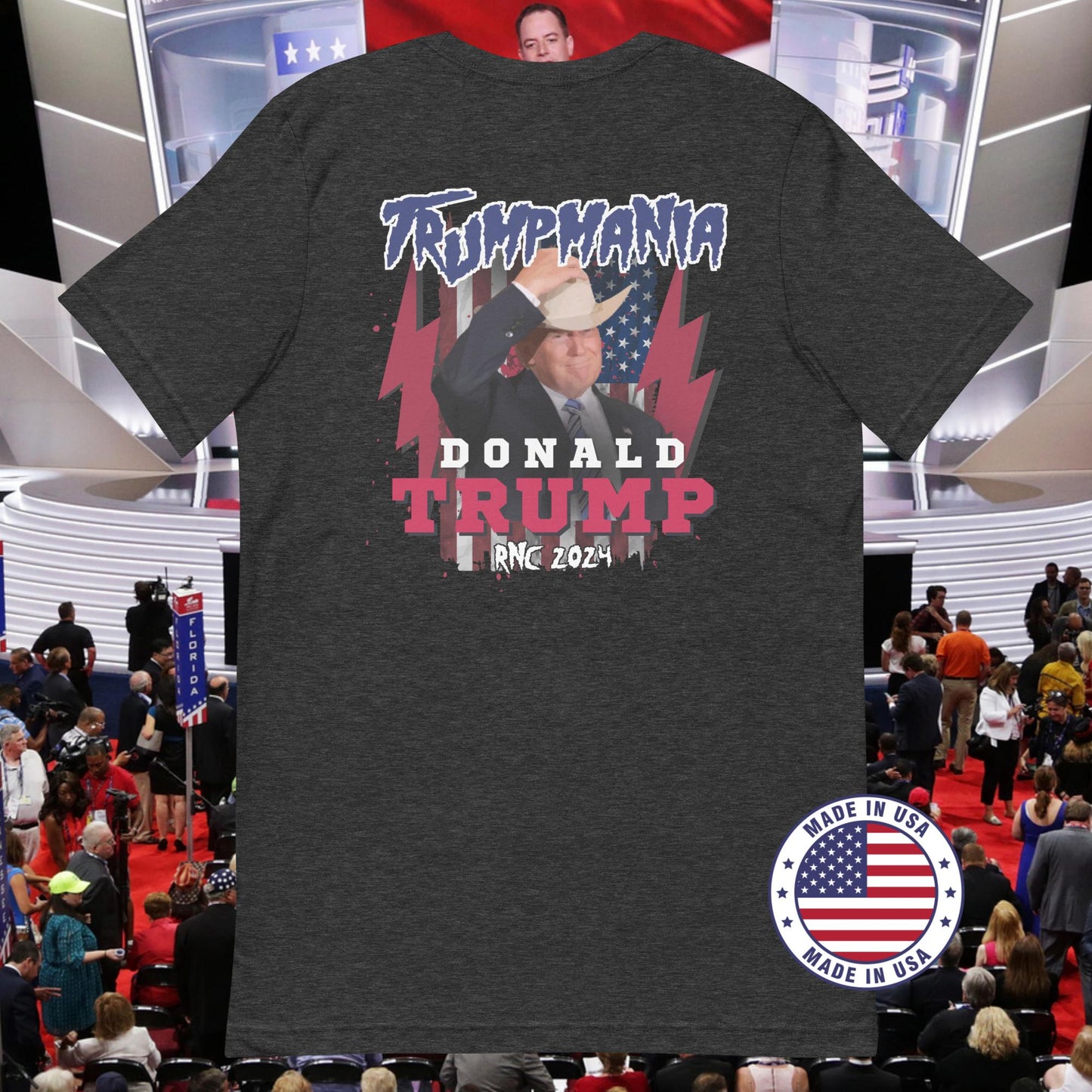 Trumpmania | Trump at 2024 RNC | Unisex t-shirt