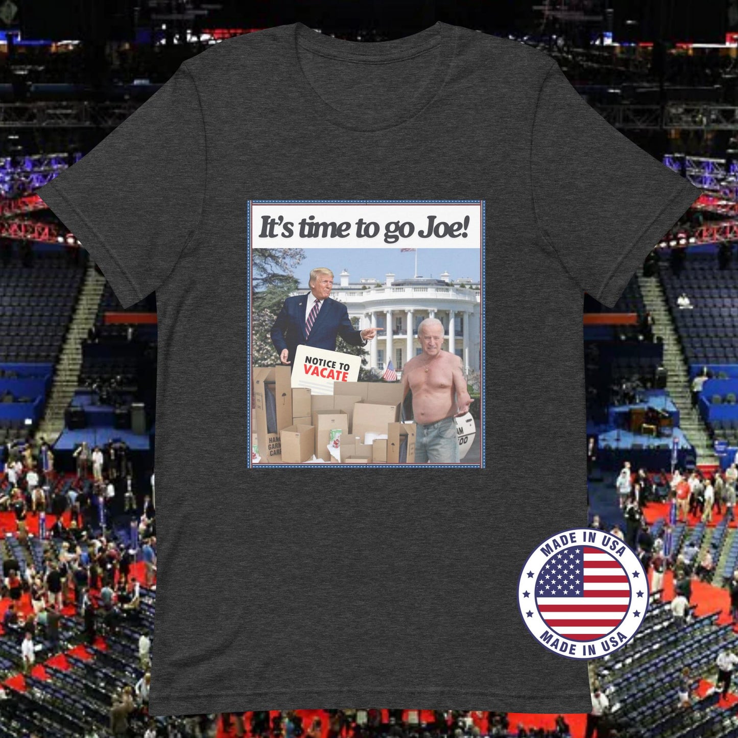 Trump It's time to go Joe! | Trump 2024| Unisex t-shirt