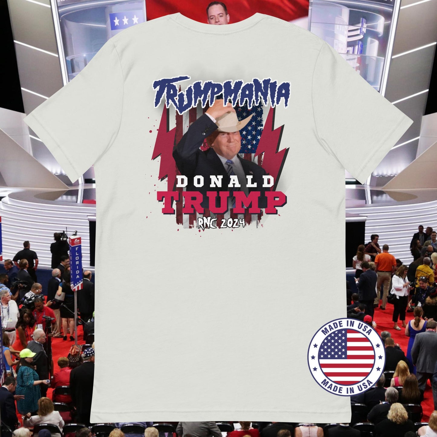 Trumpmania | Trump at 2024 RNC | Unisex t-shirt